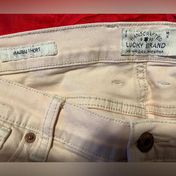 Lucky Brand cream Malibu Short jean shorts - Picture 5 of 5